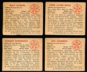1950 Bowman Bb- 4 Diff St. Louis Browns