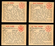1950 Bowman Bb- 4 Diff- All with copyright backs