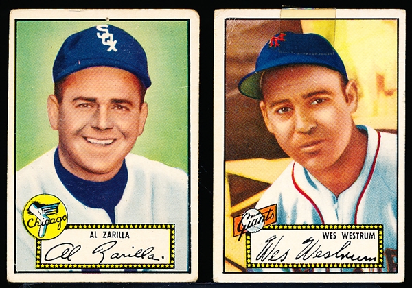 1952 Topps Bb-2 Diff Black backs
