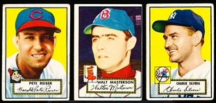 1952 Topps Bb- 3 Diff