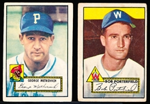 1952 Topps Bb- 2 Diff