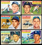 1956 Topps Baseball- 6 Diff