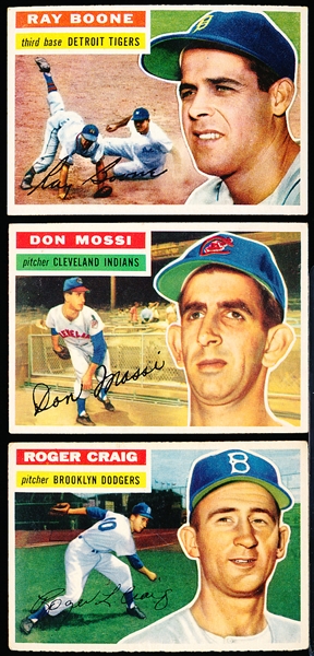 1956 Topps Baseball- 14 Diff