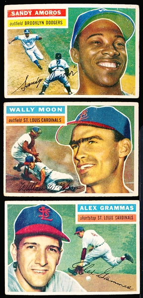1956 Topps Baseball- 17 Diff
