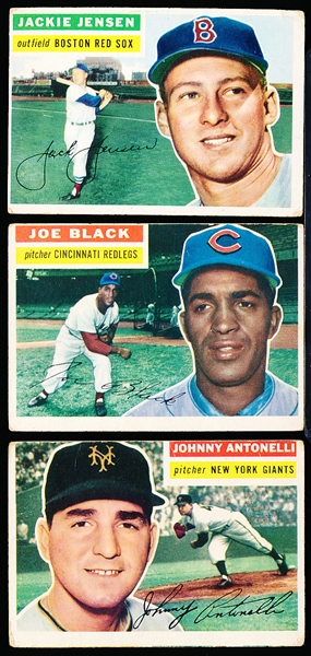1956 Topps Baseball- 18 Diff