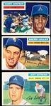 1956 Topps Baseball- 11 Diff