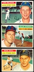 1956 Topps Baseball- 10 Diff