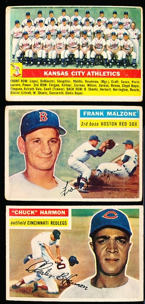 1956 Topps Baseball- 20 Diff