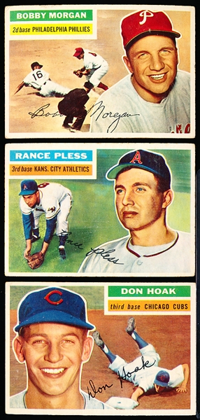1956 Topps Baseball- 15 Diff