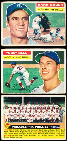 1956 Topps Baseball- 20 Diff