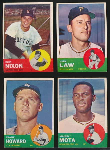 1963 Topps Bb- 25 Diff