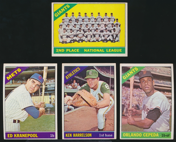 1966 Topps Baseball- 80 Asst