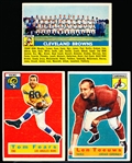 1956 Topps Fb- 3 Diff