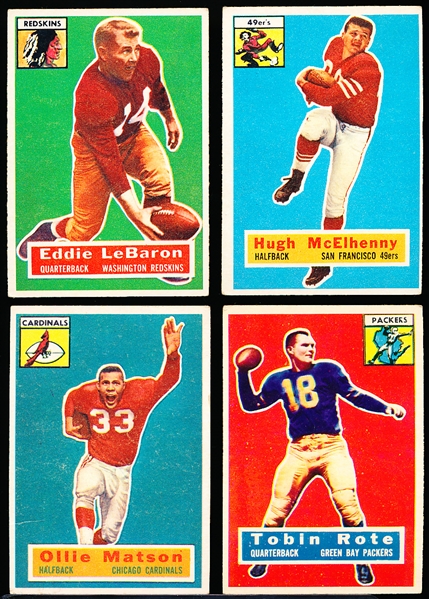 1956 Topps Fb- 4 Diff