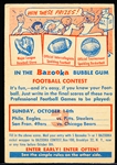 1956 Topps Fb Contest Card #3