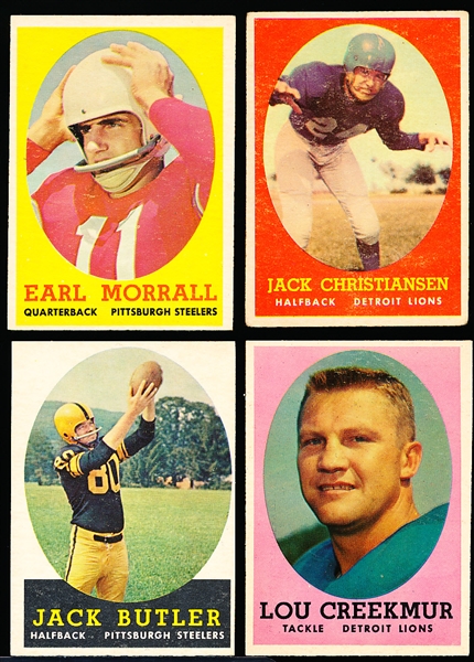 1958 Topps Fb- 4 Diff
