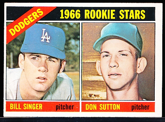 1966 Topps Bsbl. #288 B. Singer RC/Don Sutton RC