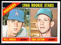 1966 Topps Bsbl. #288 B. Singer RC/Don Sutton RC