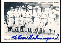 Auto'd '79 Galasso “Baseball Greats” #89 CL- Signed by Gehringer