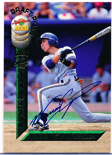 1994 Signature Rookies Draft Picks Bsbl. “Autograph” #12 Nomar Garciaparra