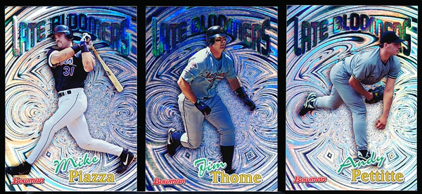 1999 Bowman Bsbl. “Late Bloomers”- 1 Complete Set of 10 Cards