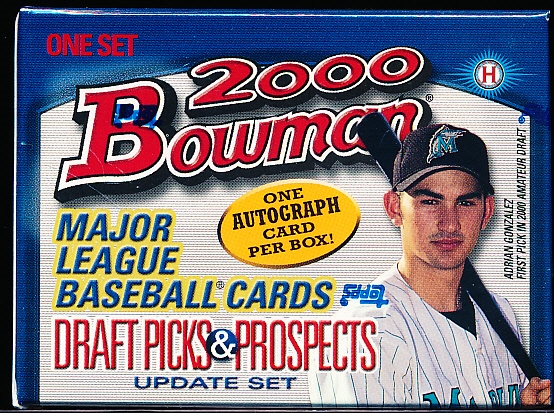 2000 Bowman Draft Picks and Prospects Bsbl.- 1 Factory Sealed Set of 110 Cards