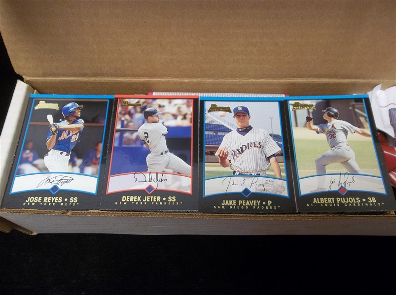 2001 Bowman Bsbl.- 1 Complete Set of 440 Cards
