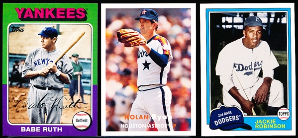 2010 Topps Update Bsbl. “Vintage Legends”- 1 Complete Set of 25 Cards