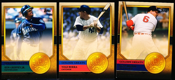 2012 Topps Update Bsbl. “Golden Greats”- 1 Complete Set of 25 Cards