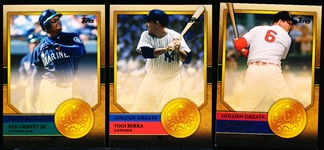 2012 Topps Update Bsbl. “Golden Greats”- 1 Complete Set of 25 Cards