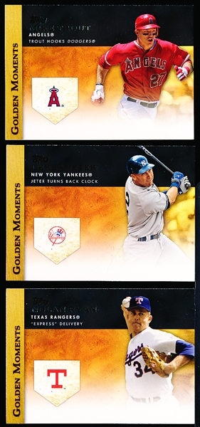 2012 Topps Update Bsbl. “Golden Moments”- 1 Complete Set of 50 Cards