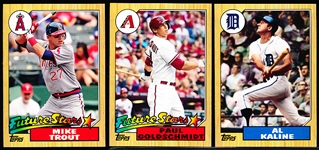 2012 Topps Update Bsbl. “1987 Topps Mini Style”- 1 Complete Set of 50 Cards