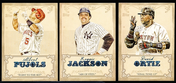 2013 Topps Bsbl. “Calling Card”- 1 Complete Set of 15 Cards