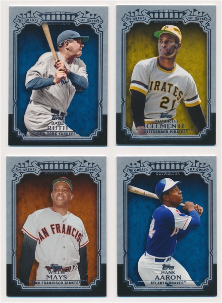 2013 Topps Bsbl. “The Greats- 1 Complete Set of 30 Cards