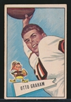 1952 Bowman Small Ftbl. #2 Otto Graham, Browns