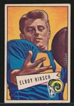 1952 Bowman Small Ftbl. #37 Elroy Hirsch, Rams