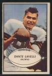 1953 Bowman Ftbl. #15 Dante Lavelli, Browns