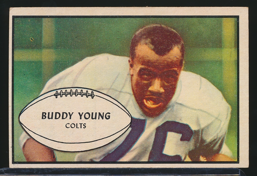 1953 Bowman Ftbl. #30 Buddy Young, Colts