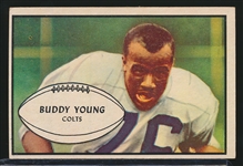 1953 Bowman Ftbl. #30 Buddy Young, Colts