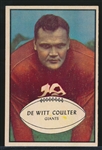 1953 Bowman Ftbl. #64 DeWitt Coulter SP, Giants