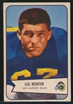 1954 Bowman Ftbl. #78 Les Richter SP, Rams