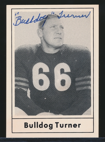 Autographed 1977 Touchdown Ftbl. #32 Bulldog Turner