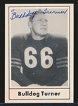 Autographed 1977 Touchdown Ftbl. #32 Bulldog Turner