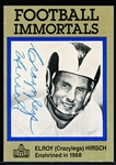 Autographed 1985-87 Football Immortals #55 Crazylegs Hirsch