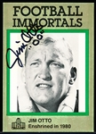 Autographed 1985-87 Football Immortals #95 Jim Otto
