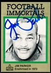 Autographed 1985-87 Football Immortals #98 Jim Parker