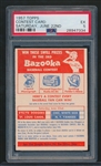 1957 Topps Baseball- Contest Card- June 22- PSA Ex 5 