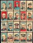 1920’s “World War I Leaders” (W545) Complete Individual Strip Card Complete Set of 80- Numbered Card Set