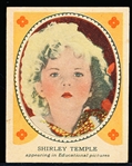 1938 Shelby Gum Co. “Hollywood Picture Star Gum” (R68)- #31 Shirley Temple