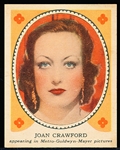 1938 Shelby Gum Co. “Hollywood Picture Star Gum” (R68)- #33 Joan Crawford